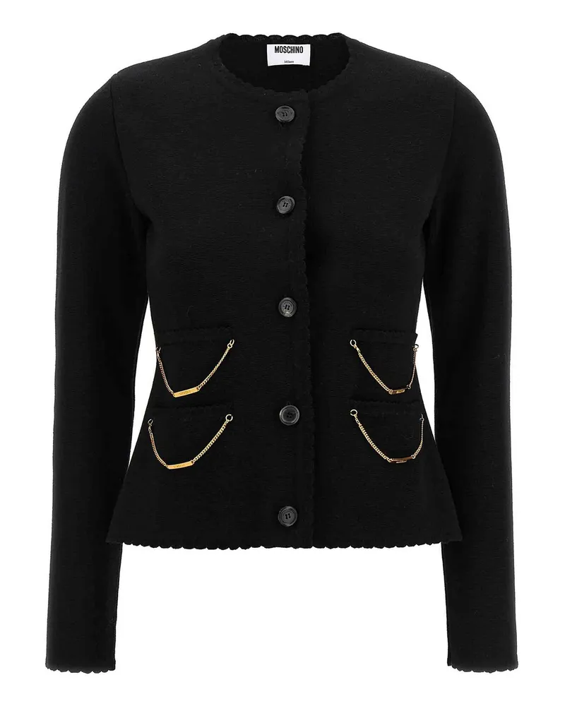 Moschino Cardigan - Schwarz Schwarz