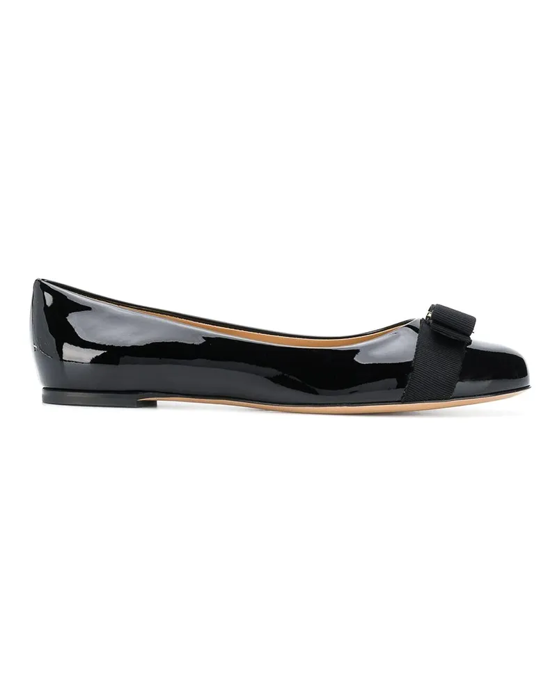 Ferragamo Ballerinas - Schwarz Schwarz