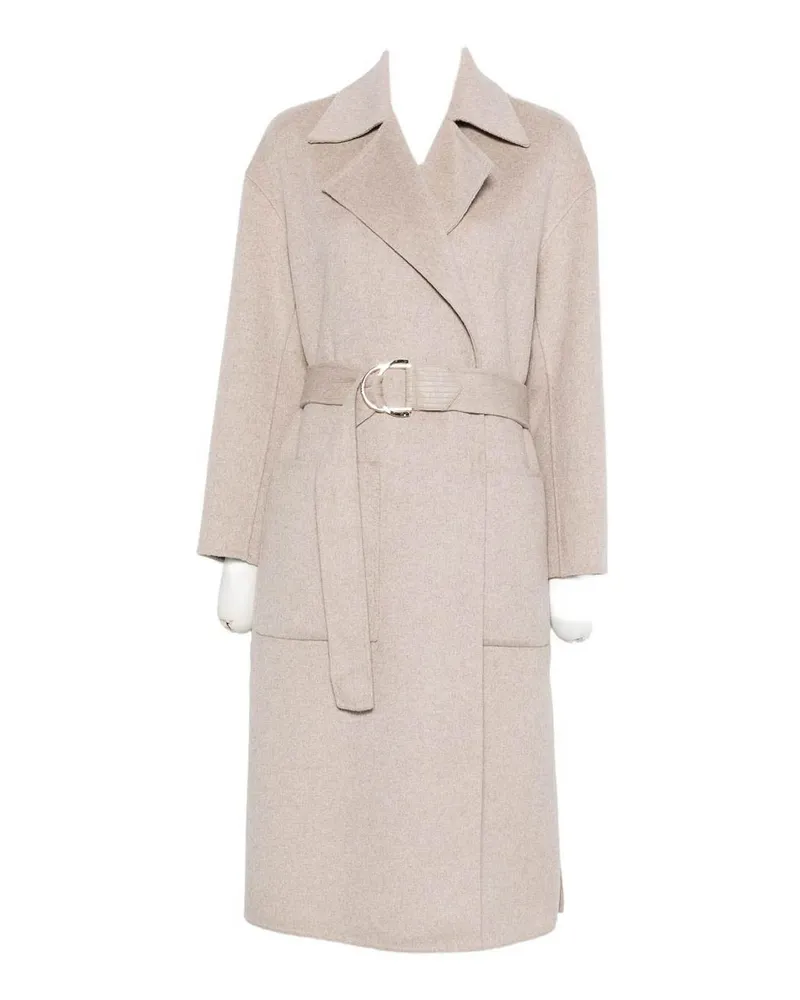 Liu Jo Knielanger Mantel - Grau Grau