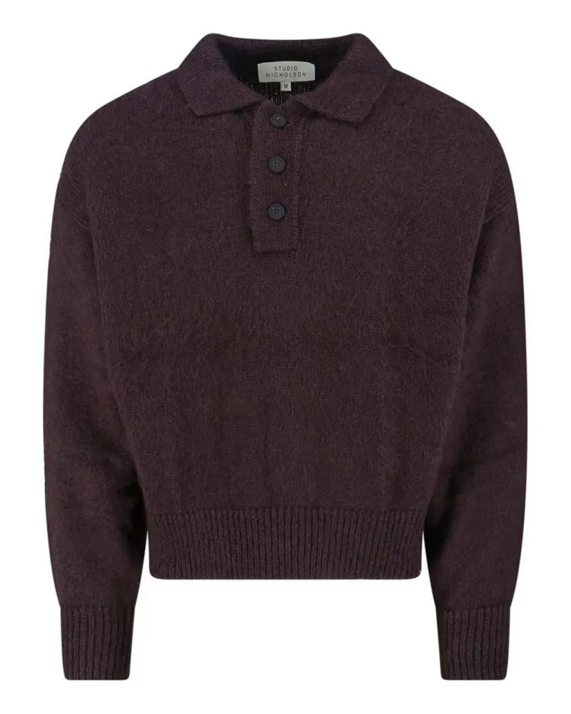 Studio Nicholson Poloshirt - Braun Braun