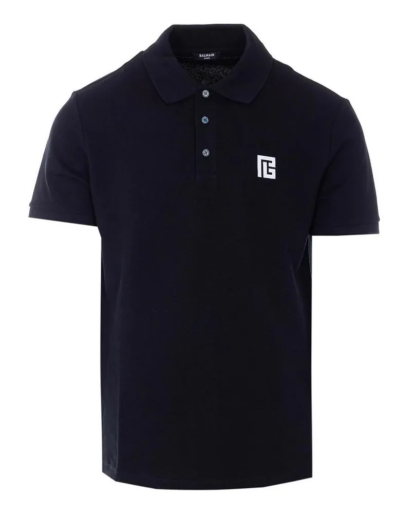 Balmain Poloshirt - Schwarz Schwarz
