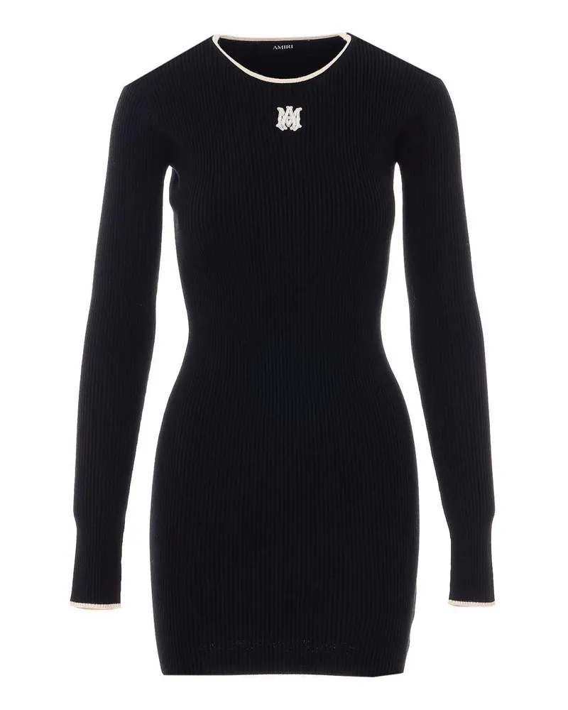 Amiri Kurzes Kleid - Schwarz Schwarz