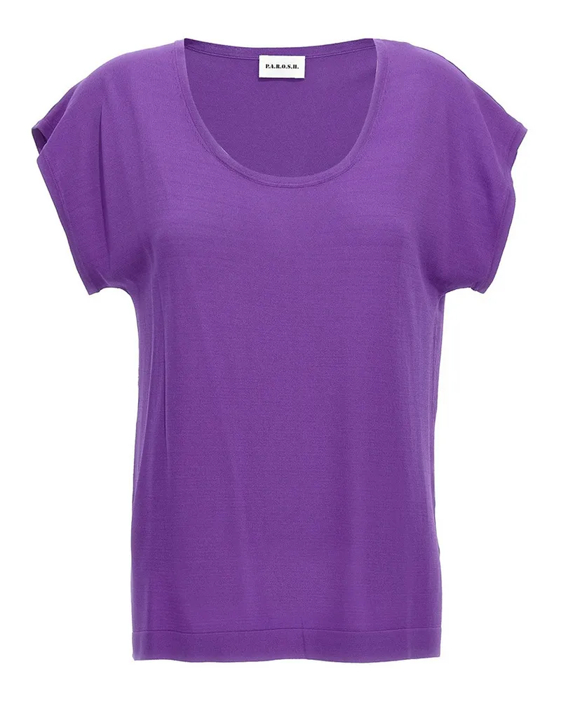 P.A.R.O.S.H. P. A.R. O.S. H. T-Shirt - Lila Lila