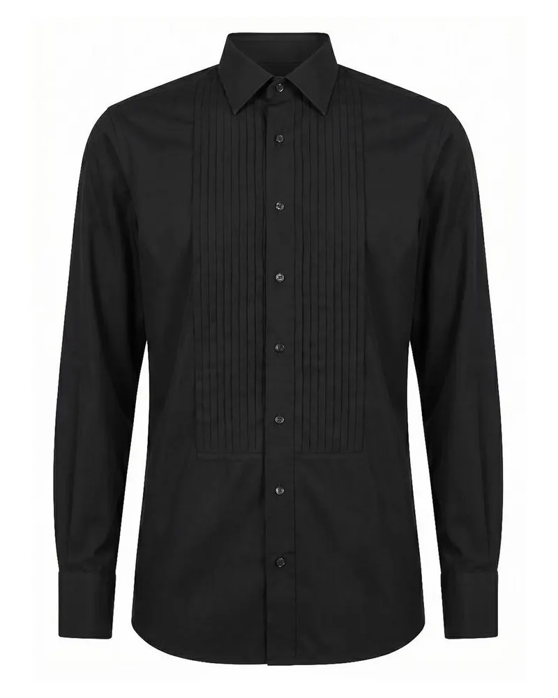 Tom Ford Hemd - Schwarz Schwarz