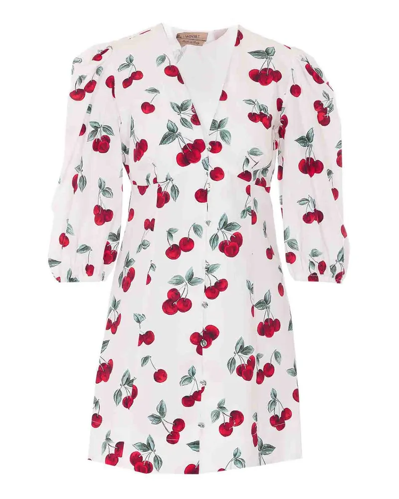 Twin-Set Kurzes Kleid - Weiß Weiß