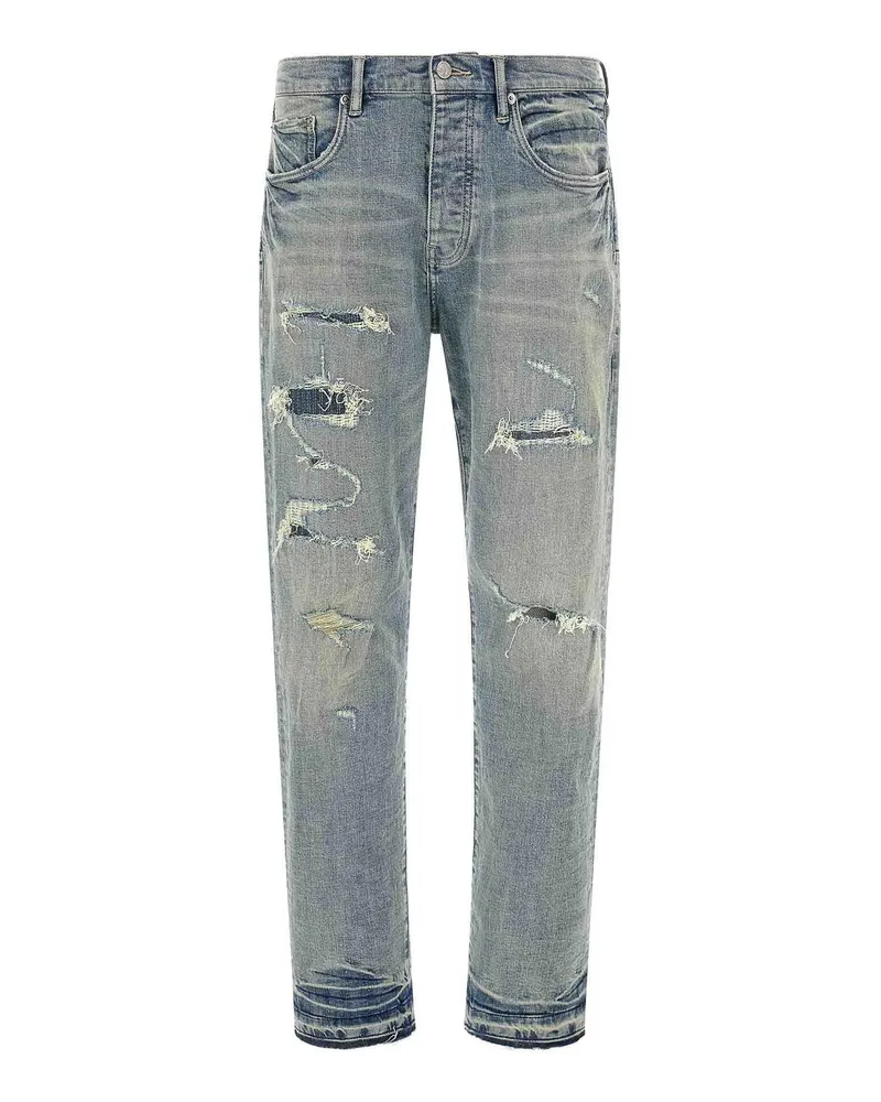 PURPLE BRAND Straight Leg Jeans - Hellblau Hellblau