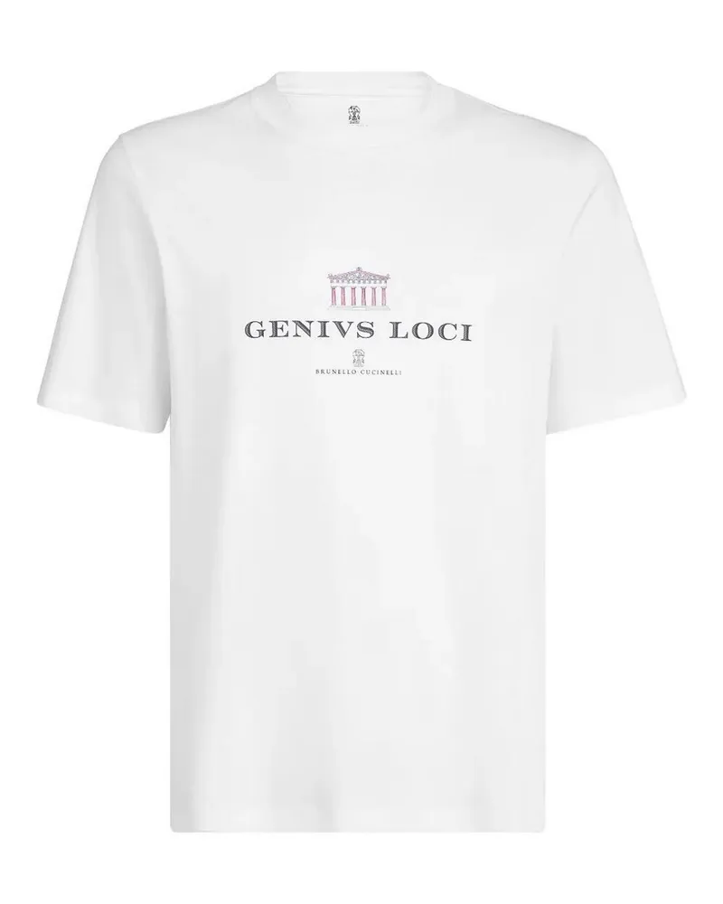 Brunello Cucinelli T-Shirt - Weiß Weiß