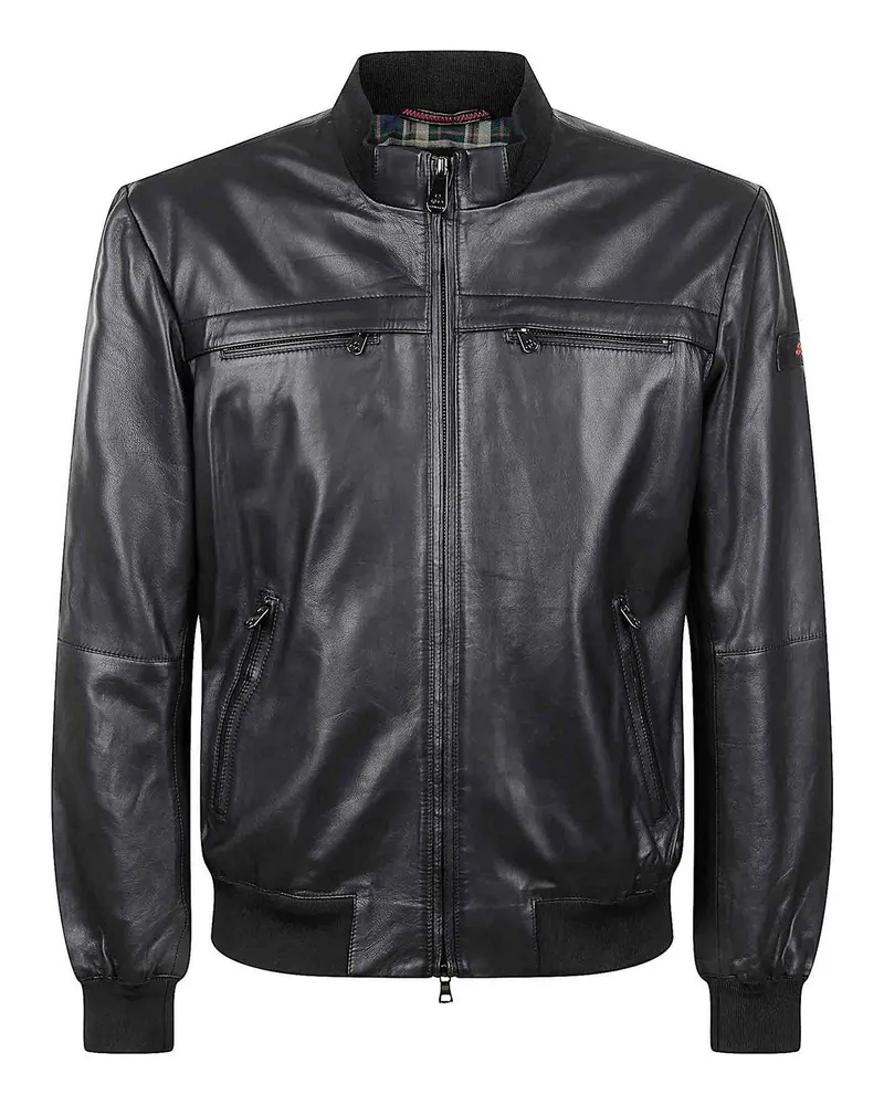 Peuterey Knielanger Mantel - Schwarz Schwarz