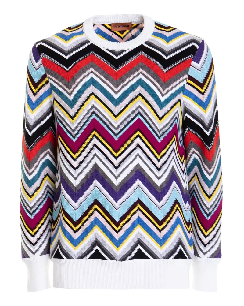Missoni Rundhalspullover - Bunt