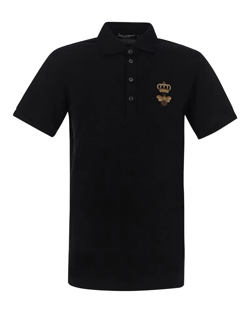 Dolce & Gabbana Poloshirt - Schwarz Schwarz