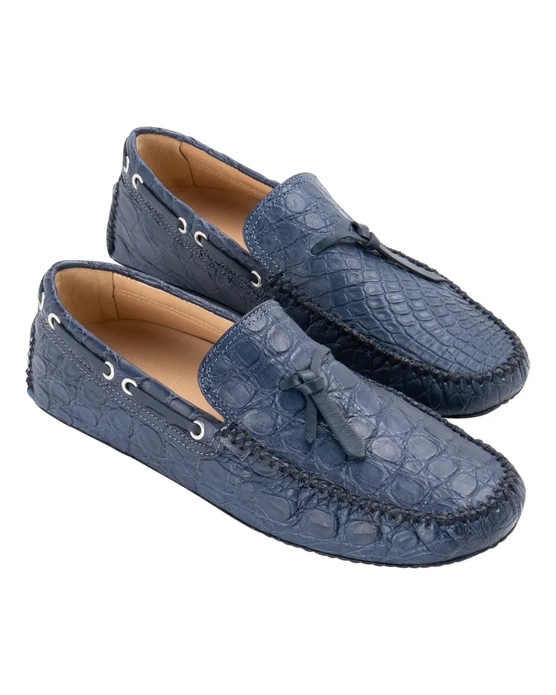Brioni Mokassins - Blau Blau