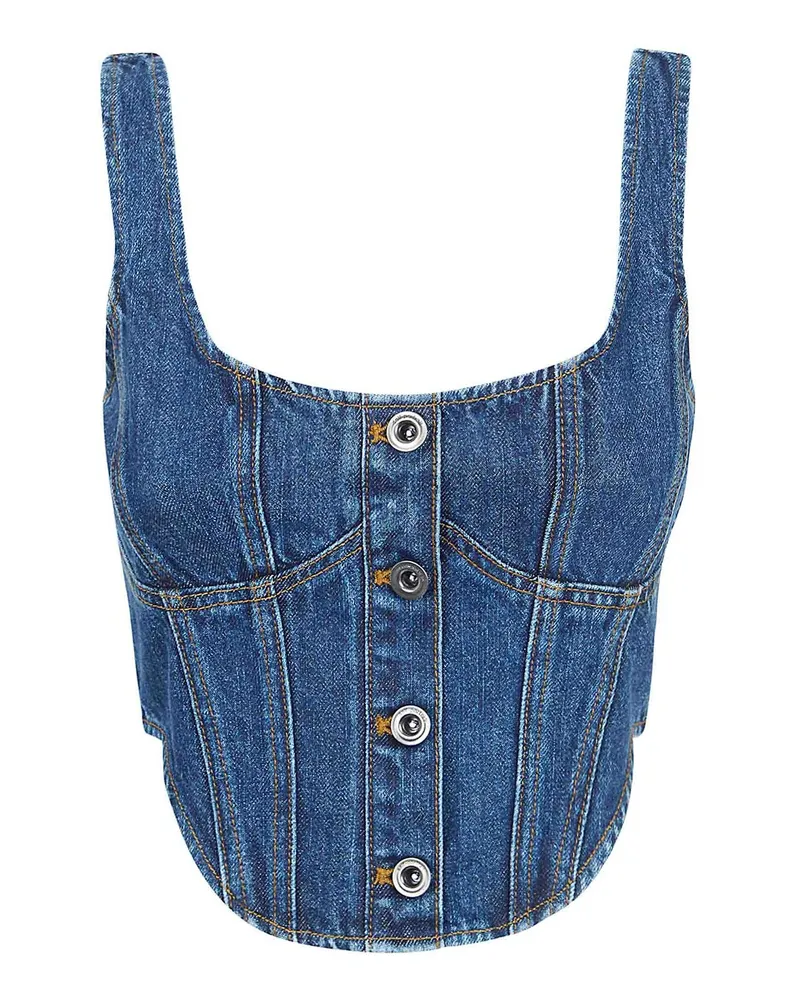 Self-Portrait Top - Blau Blau