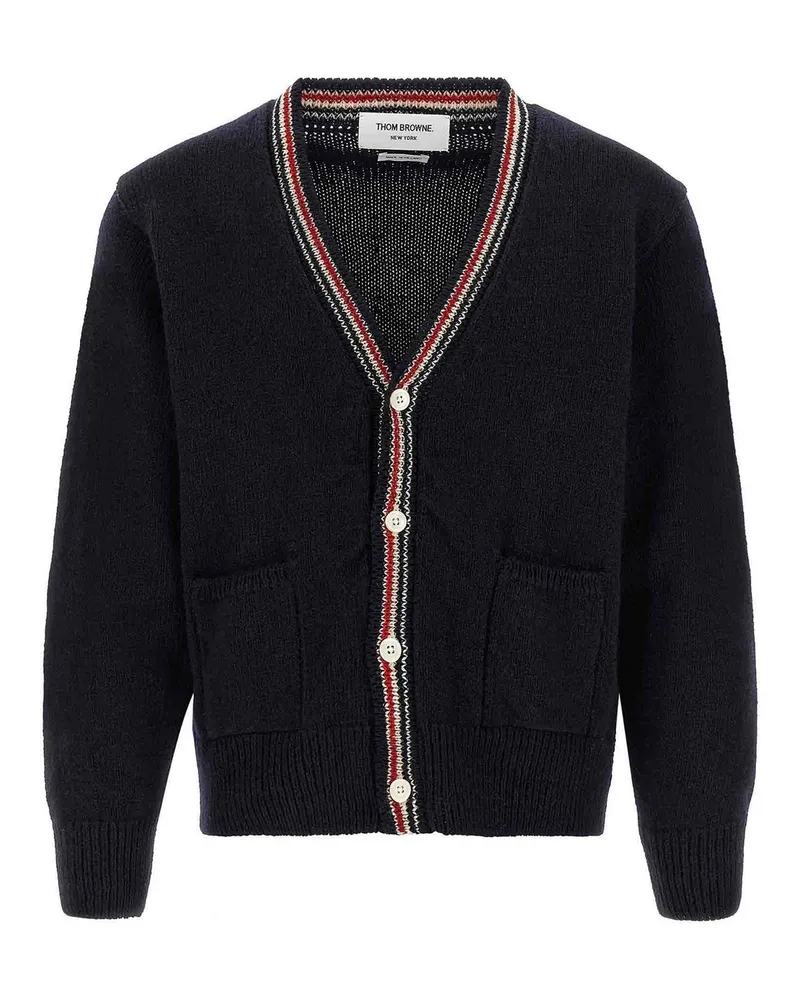 Thom Browne Cardigan - Blau Blau