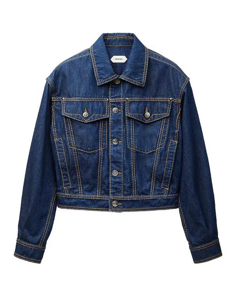 Versace Daunenjacke - Blau Blau