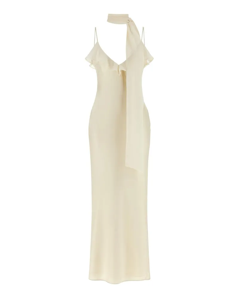 ROTATE Birger Christensen Abendkleid - Weiß Weiß