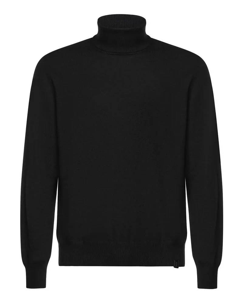 Fay Rollkragenpullover - Schwarz Schwarz