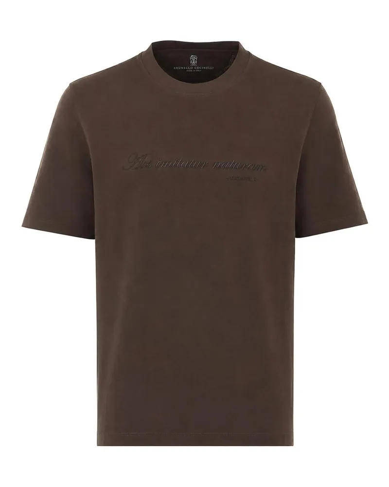 Brunello Cucinelli T-Shirt - Braun Braun