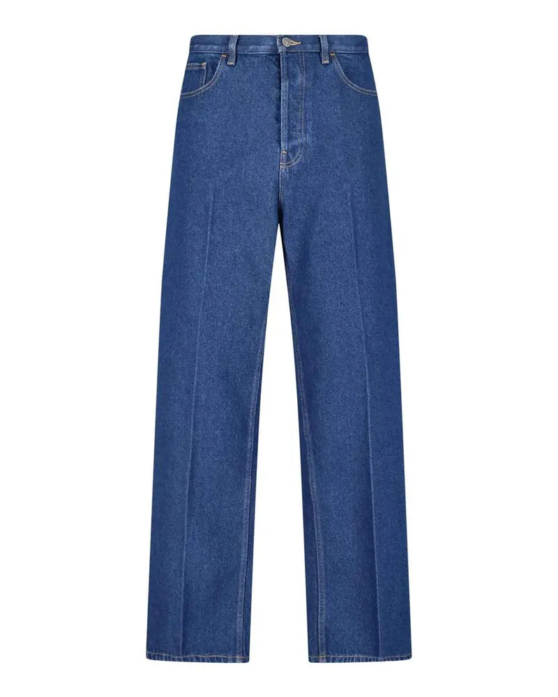 Valentino Garavani Straight Leg Jeans - Blau Blau