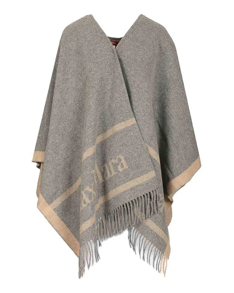 Max Mara Cape - Grau Grau