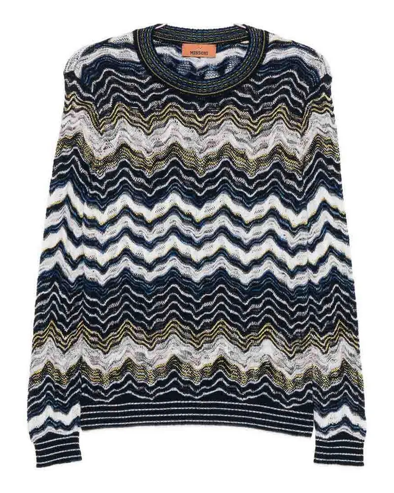 Missoni Rundhalspullover - Dunkelblau Dunkelblau