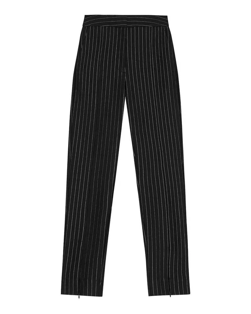 Ganni Casual Hose - Schwarz Schwarz