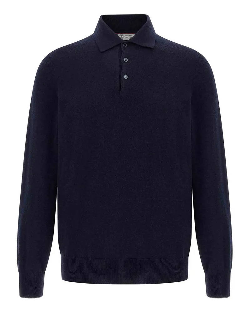 Brunello Cucinelli Poloshirt - Blau Blau