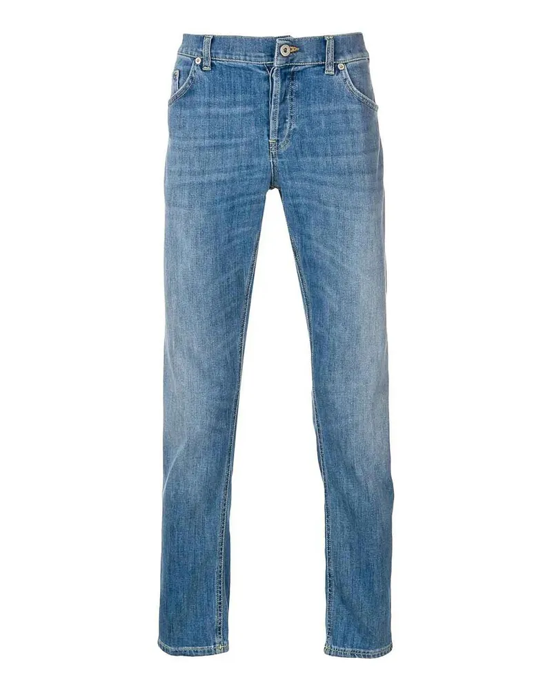 Dondup Straight Leg Jeans - Blau Blau