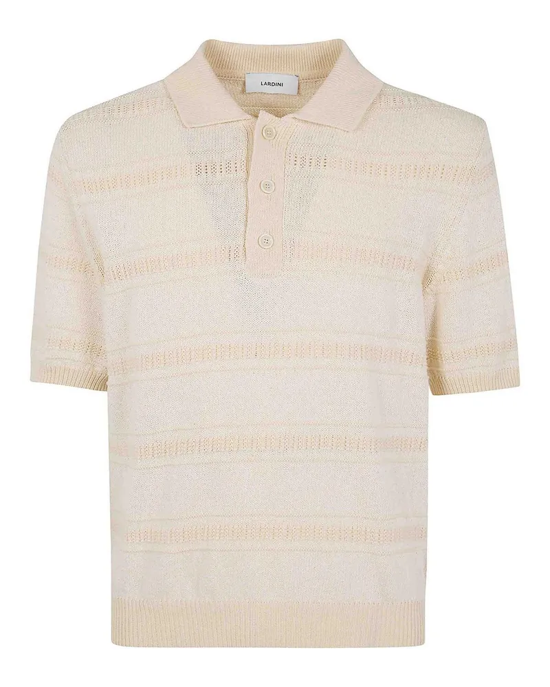 LARDINI Poloshirt - Weiß Weiß