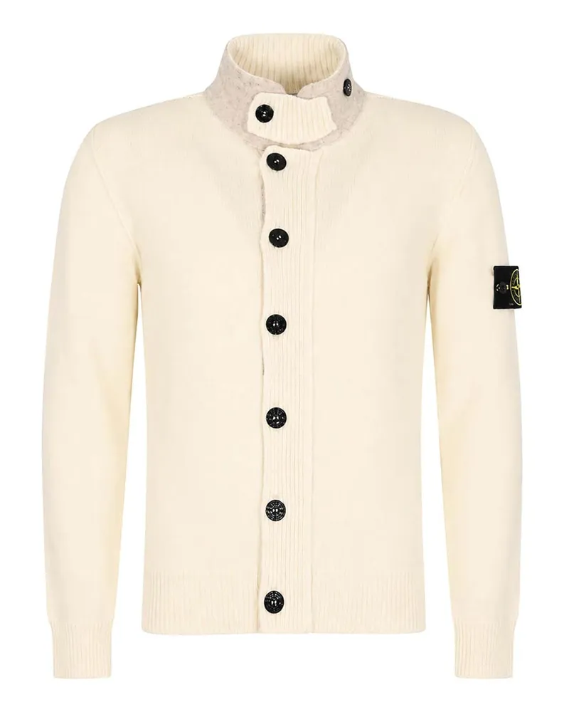 Stone Island Rundhalspullover - Weiß Weiß