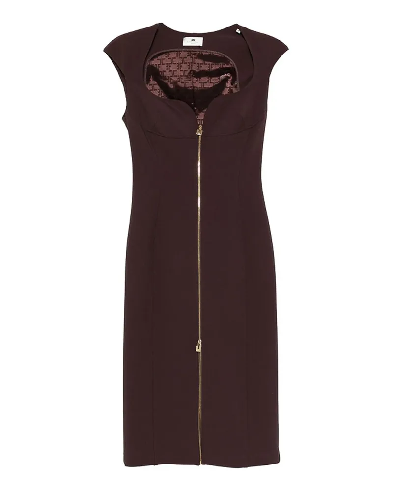 Elisabetta Franchi Knielanges Kleid - Braun Braun