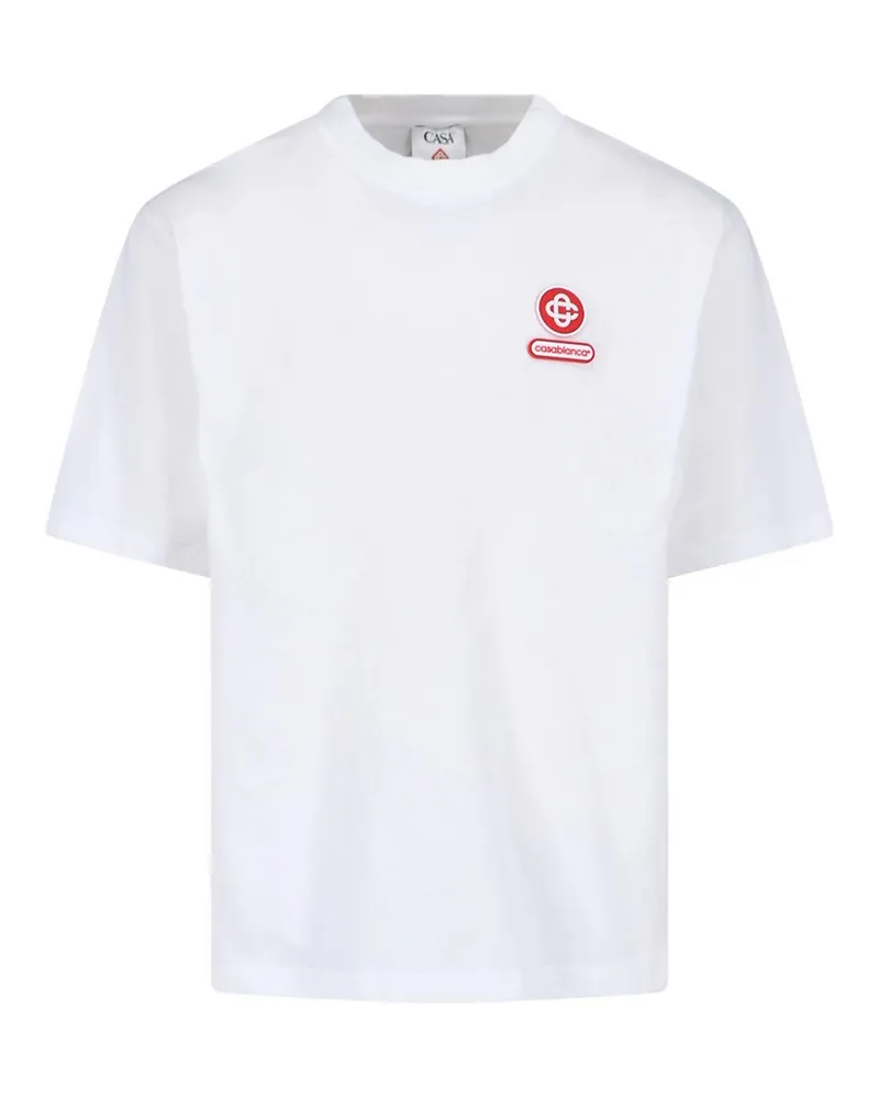 Casablanca Paris T-Shirt - Weiß Weiß