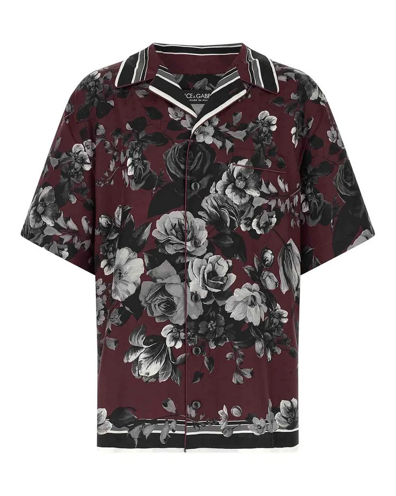 Dolce & Gabbana Hemd - Dunkelrot Dunkelrot