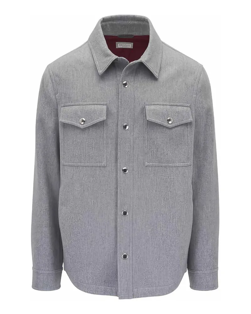 Brunello Cucinelli Casualjacke - Grau Grau