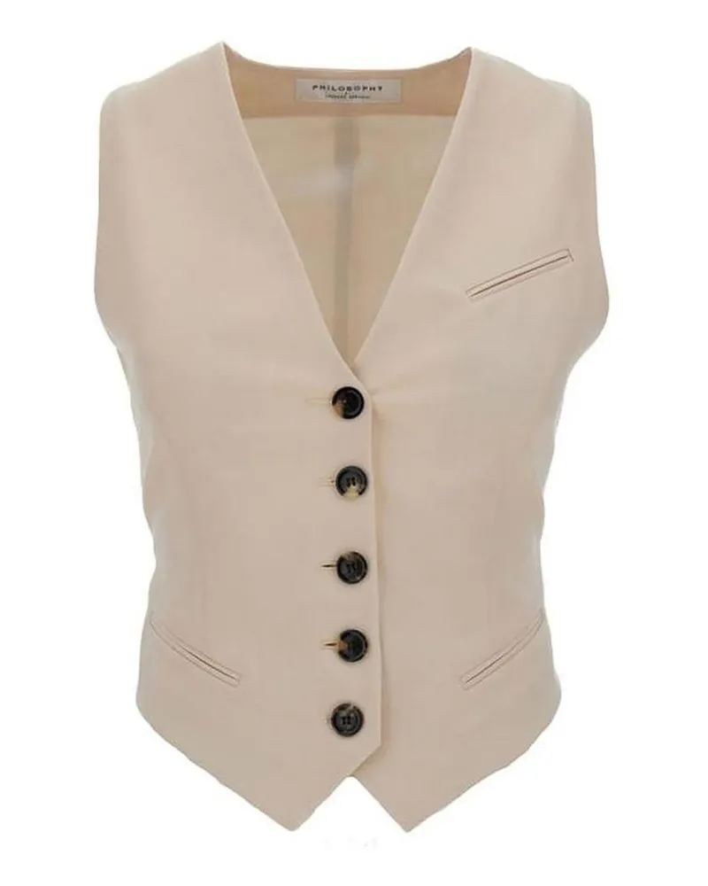 Philosophy Di Lorenzo Serafini Weste - Bunt Weiß