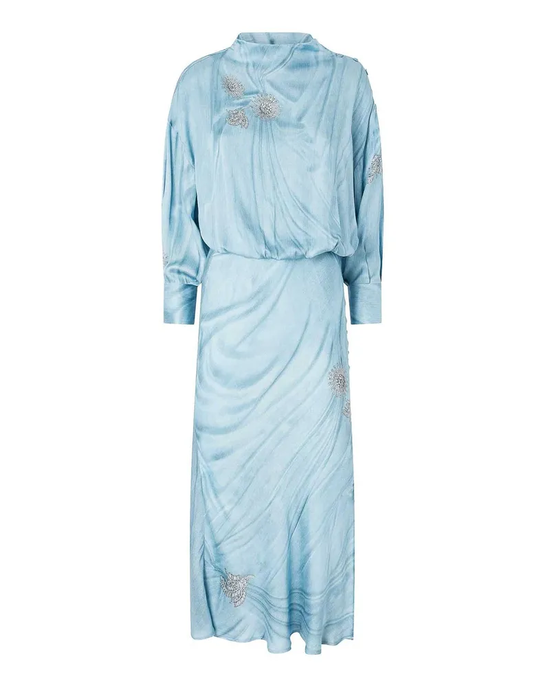 Pinko Knielanges Kleid - Blau Blau