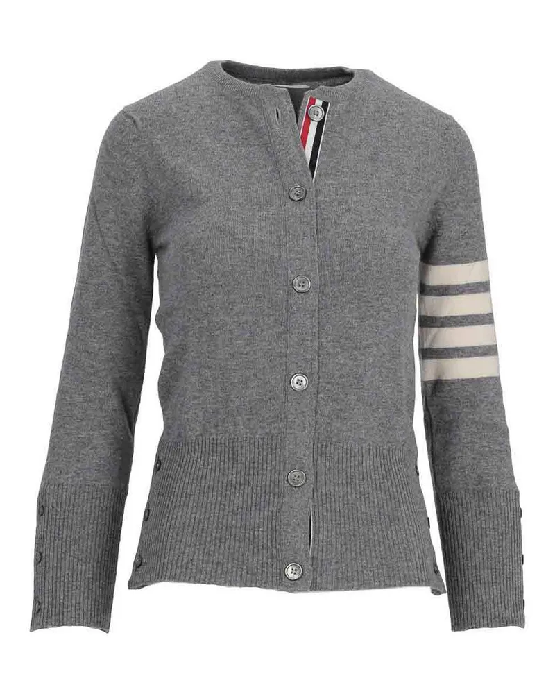Thom Browne Cardigan - Grau Grau