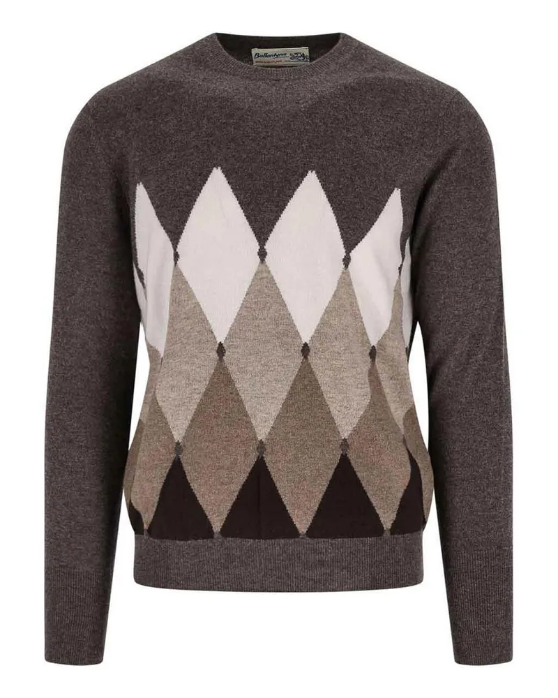 Ballantyne Rundhalspullover - Beige Beige