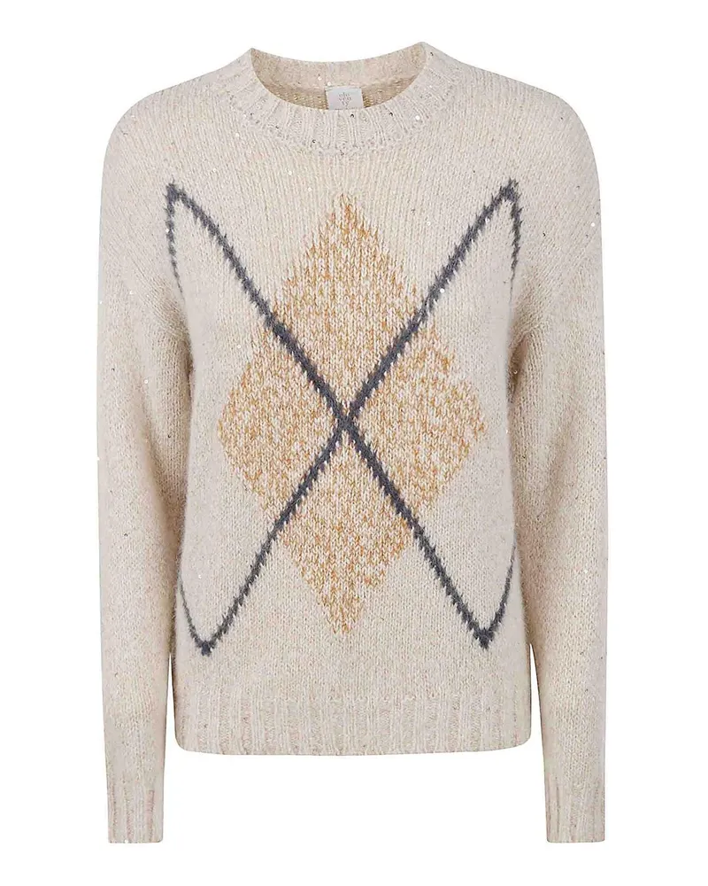 Eleventy Rundhalspullover - Beige Beige