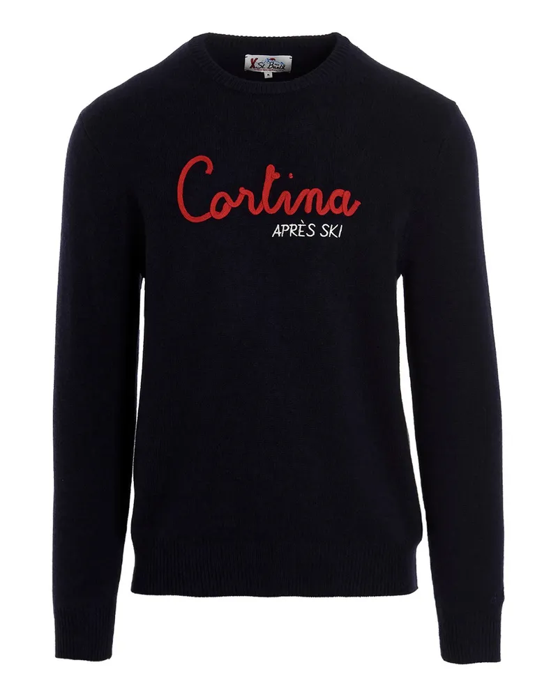 MC2 Saint Barth Rundhalspullover - Blau Blau