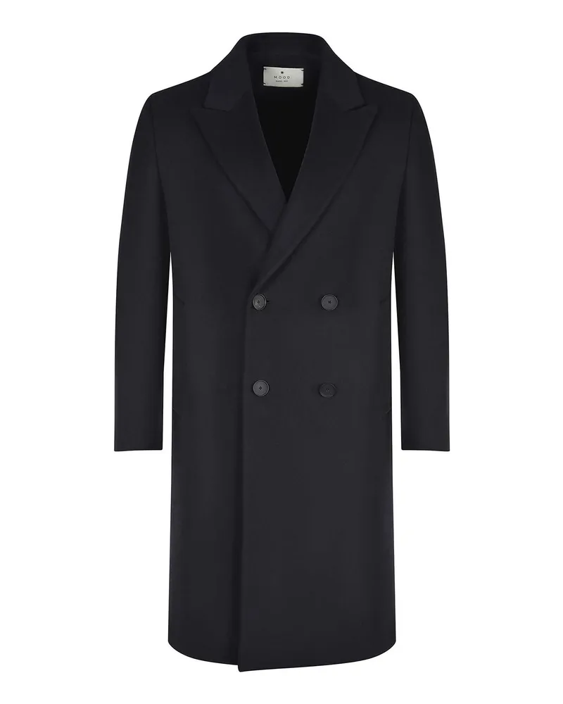 Manuel Ritz Knielanger Mantel - Blau Blau