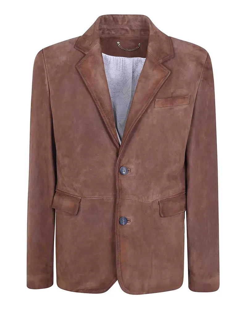 Golden Goose Lederjacke - Braun Braun