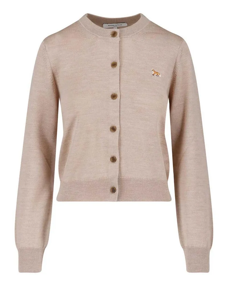 Kitsuné Cardigan - Beige Beige