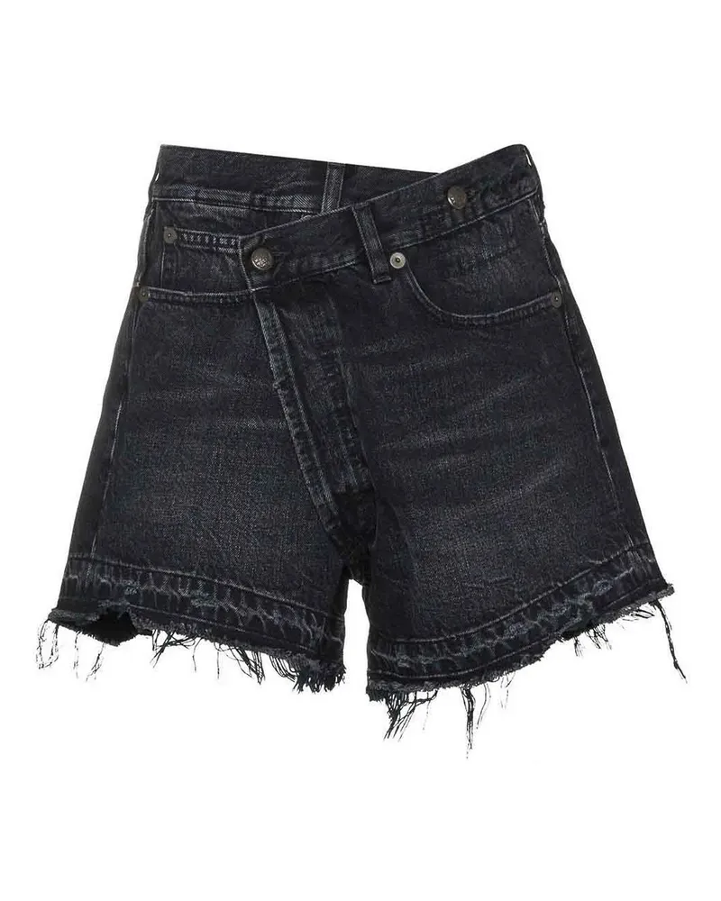 R13 Straight Leg Jeans - Schwarz Schwarz