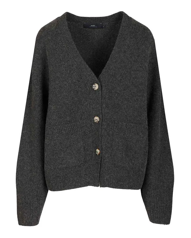 arch4 Cardigan - Grau Grau