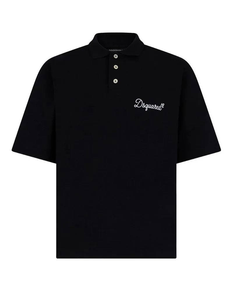 Dsquared2 Poloshirt - Schwarz Schwarz