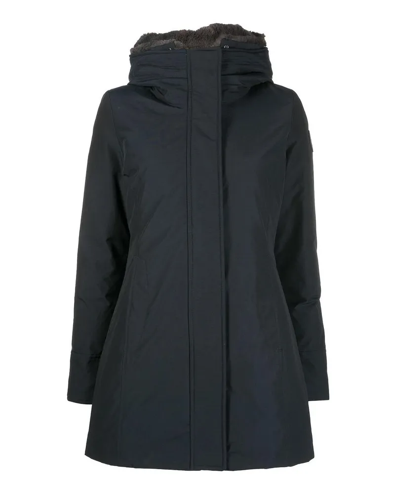Woolrich Knielanger Mantel - Blau Blau