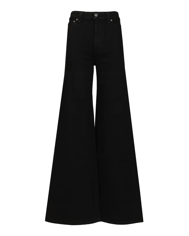KHAITE Schlagjeans - Schwarz Schwarz