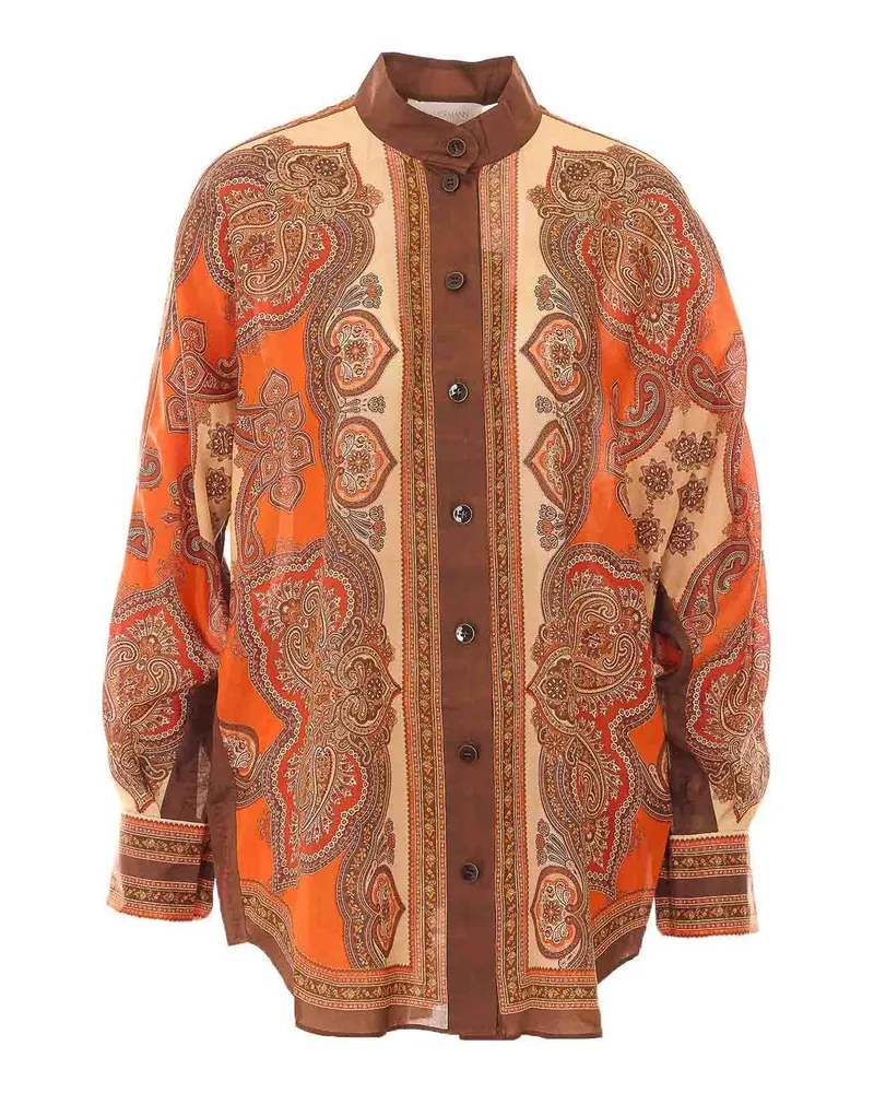 Zimmermann Hemd - Orange Orange