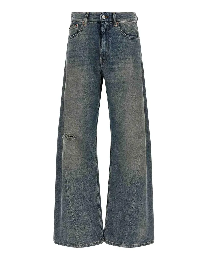 Maison Margiela Straight Leg Jeans - Blau Blau
