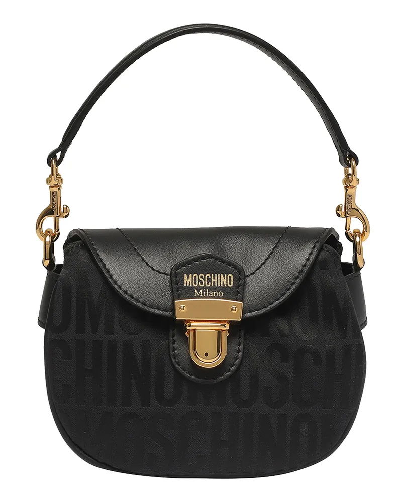 Moschino Schultertasche - Schwarz Schwarz